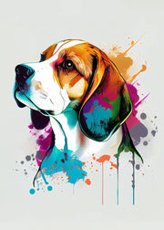 Cute Graffiti Pet Dogs Poster Prints