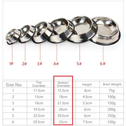 Quality Pet Stainless Steel  Dog Bowl Feeder