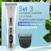 Fenice Clipper Dogs Professional LCD Screen Pet Cat Clippers Electrical Grooming Trimmer and Blade Rechargeable Haircut Machine