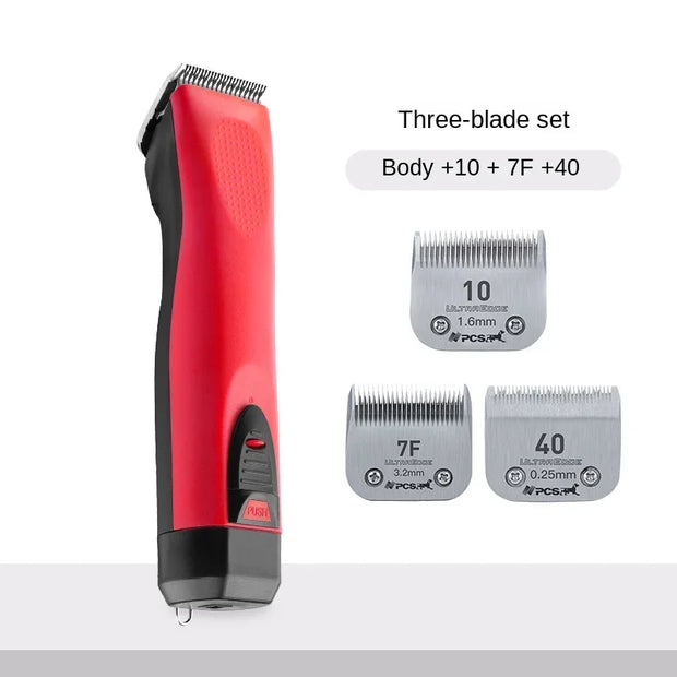 Professional Shaver Pet Electric Clipper Dog Electric Clipper Plug-in Dual-use Cat Teddy Electric Pusher Dog Electric Clipper