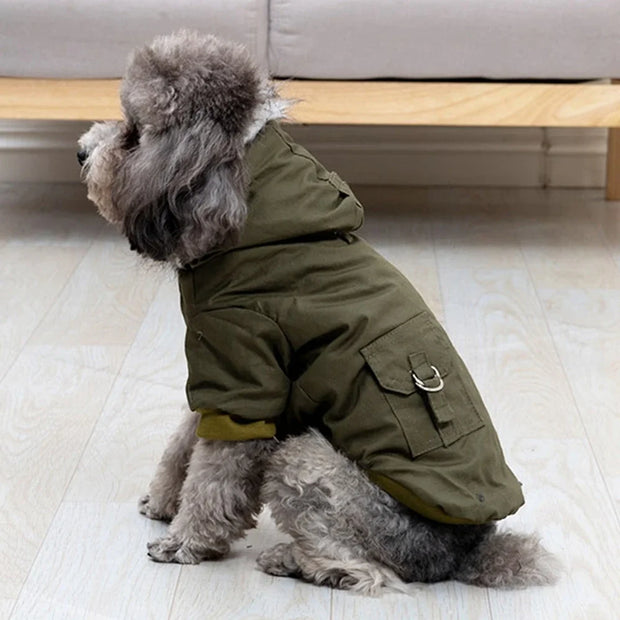 Winter Dogs Clothing Puppy Pet Hoodie Clothes For Small Medium Dogs Warm Thicken Pet Jacket Dog Clothes Chihuahua Yorkies XXL