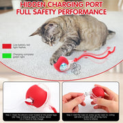 Interactive Rolling Cat Ball, Dog Toys Rolling Ball for Indoor, 360° Smart Automatic Rolling Pet Ball,  Self Rolling Ball