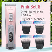 Fenice Clipper Dogs Professional LCD Screen Pet Cat Clippers Electrical Grooming Trimmer and Blade Rechargeable Haircut Machine