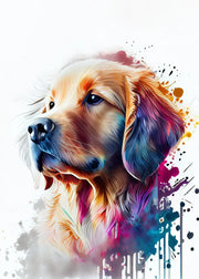 Cute Graffiti Pet Dogs Poster Prints