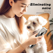 WAIKIL New Professional Pet Hair clipper Multi functional Cat and Dog Hair Barber USB Charging Silent Pet Electric Push Trimmer