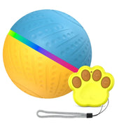 Smart Interactive Pet Ball Remote Control Flashing Rolling Jumping Rotating Waterproof Dog Chew Toy Ball for Aggressive Chewers