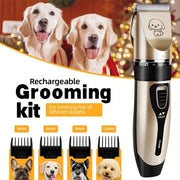 Pet Hair Trimmer Kit Electric Precision Clippers Perfect for Professional Grooming at Home, Ideal for Dogs and Cats